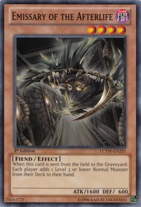 Emissary of the Afterlife - LCYW-EN255 - Common - 1st Edition x3 - Near Mint