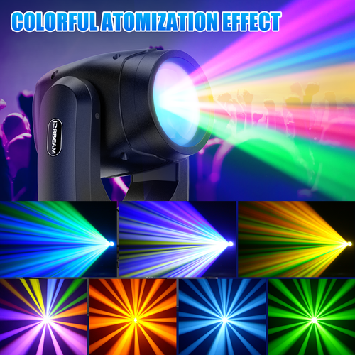 200W LED Moving Head Lights 18Prism RGBW Gobo Beam DMX DJ Disco KTV Stage Lights - Picture 3 of 13