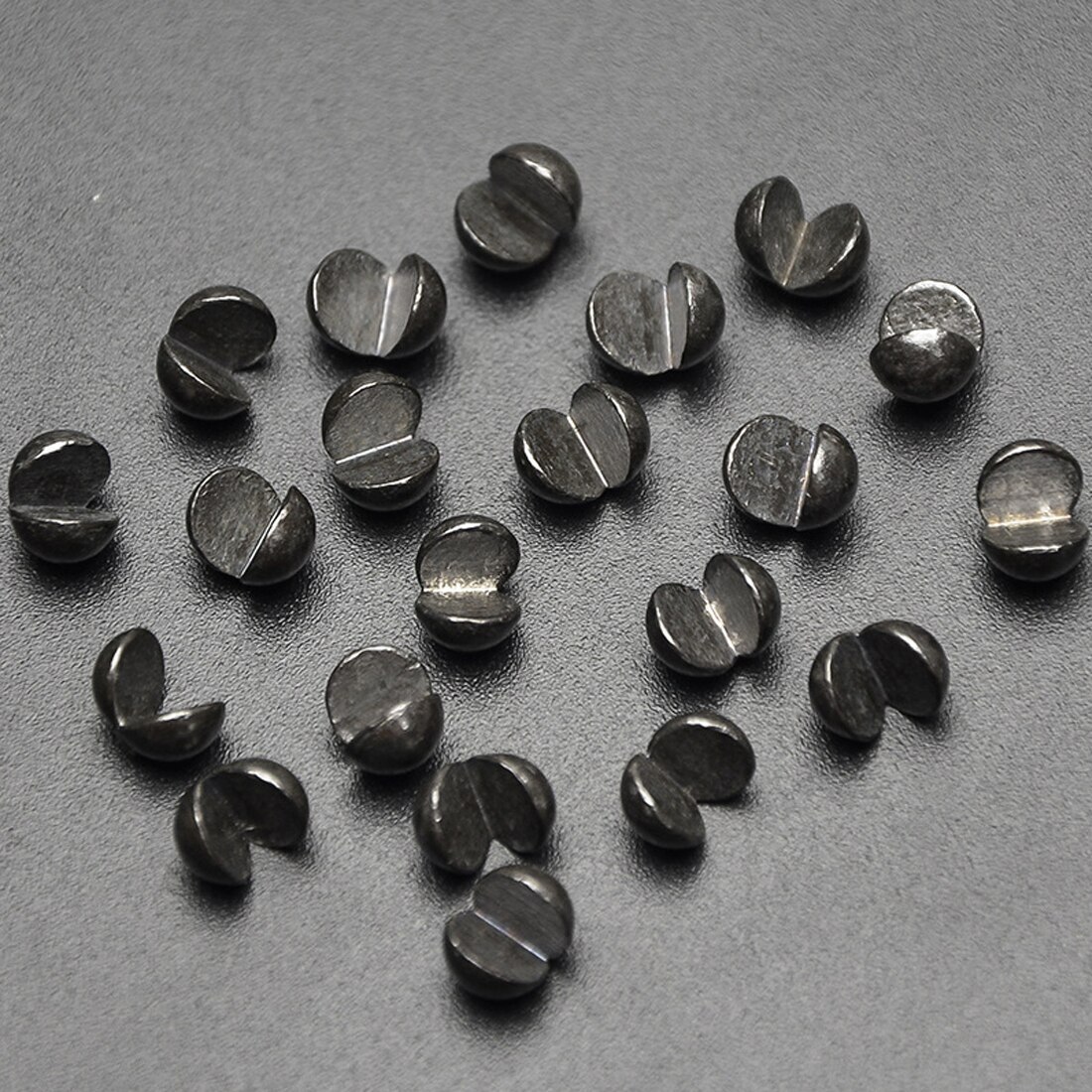 Fishing Weights Sinkers 200PCS/105PCS Round Split Shot Sinker Set 5 Sizes Lead Weights Removable For Versatile Fishing Purposes