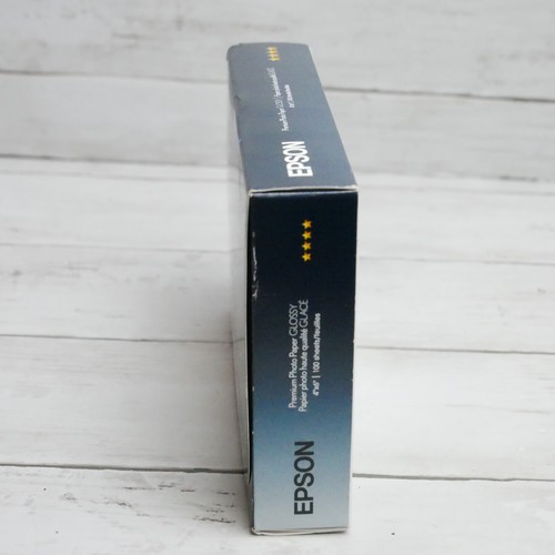 Epson 100-ct. Premium Glossy Ink Jet Photo Paper 4"x6" Sealed New - Afbeelding 2 van 5