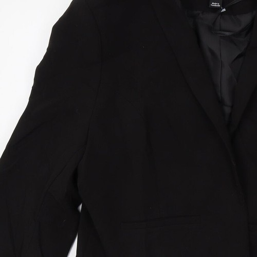 New Look Womens Black Polyester Blend Blazer Size 16 - Picture 11 of 12