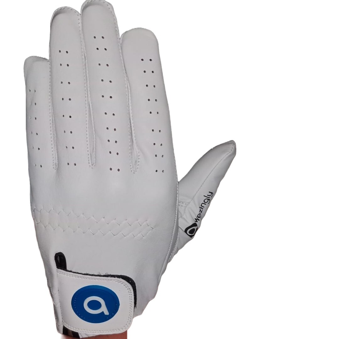 AWEZINGLY Premium Quality Cabretta Leather Golf Glove for Men LH