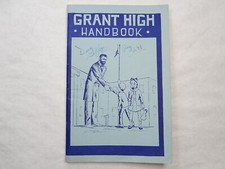 Grant High Handbook 1950 Portland Oregon Grant High School