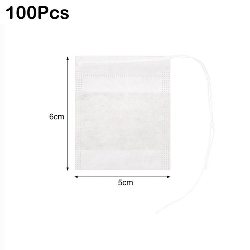 Drawstring Filter Bags Food Grade Spice Filters Teabags New Tea Infuser - Picture 13 of 16