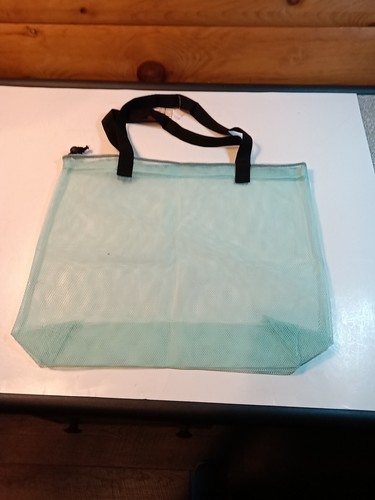 Wiederverwendbare 5er Pack bunte Netz Strandtasche Bagsmesh Einkaufstasche mit Kordelzug - Bild 3 von 15