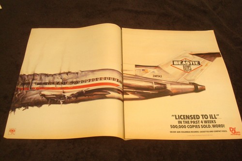 KATE BUSH 1986 ad & BEASTIE BOYS "License To Ill" with plane & FREDDIE JACKSON - Bild 2 von 3