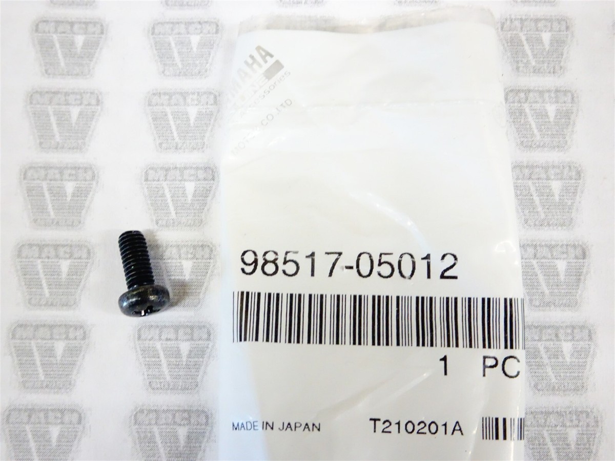 Yamaha NOS NEW 98517-05012 Screw CY FJR FZR MM MZ PZ SH TW VMX VT