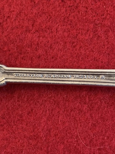 Set of 5 Sterling Silver Tiffany Hamilton aka Gramercy Demitasse Spoons - Picture 9 of 12