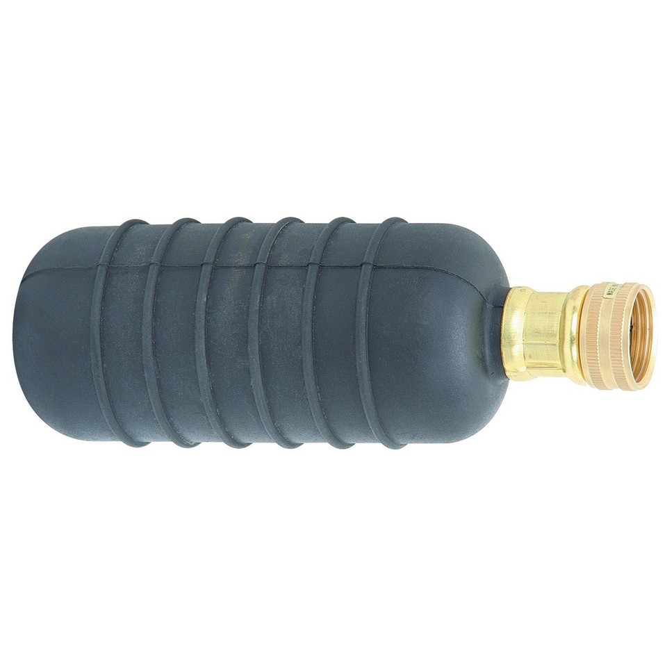 Large Drain Cleaning Bladder Clogged Sewer Pipe Snake Garden Hose