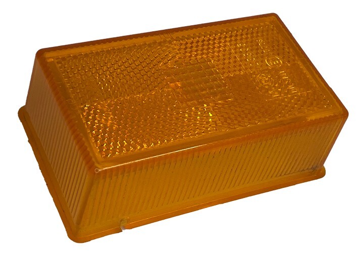 AMBER SIDE MARKER LENS FOR IFOR WILLIAMS TRAILER RUBBOLITE 6991A P06782/1