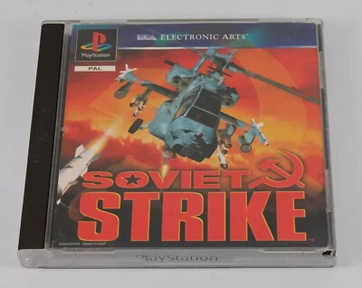 Soviet Strike PS1 Playstation 1 Videospiel Guter Zustand Original UK Release
