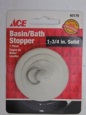 Ace 1-3/4" Diameter Solid Sink Stopper 40179 813