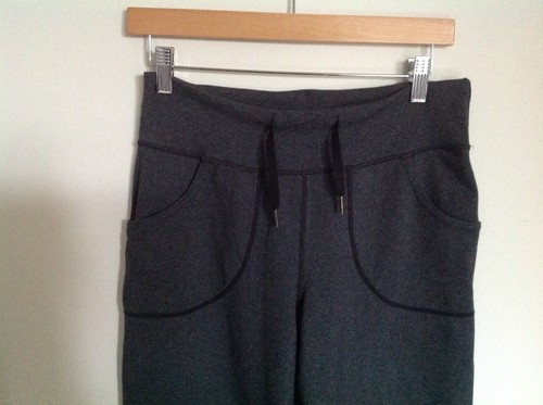 Pantalone Lululemon taglia 4 ancora grigio cordoncino gamba larga - Foto 2 di 5