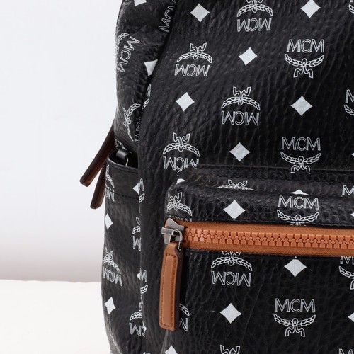 MCM Zaino Nero Cognac Visetos Zaino Forte (PZ1003838) - Foto 2 di 10