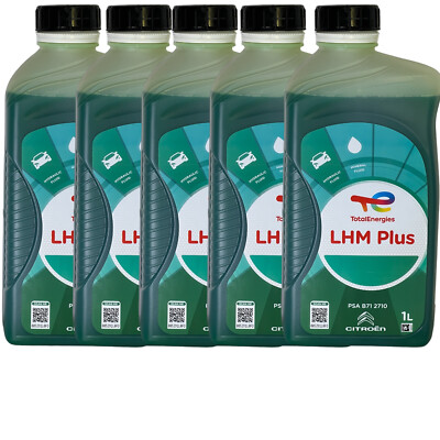 5x1 Liter  TOTAL LHM Plus Citroen Hydrauliköl Citroen XM BX CX Xantia