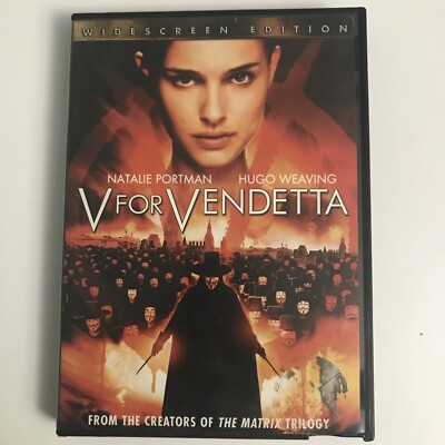 V For Vendetta (DVD, 2006, Widescreen) | eBay