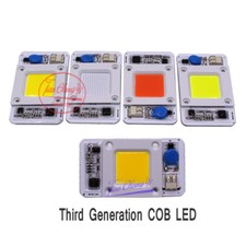 NEW LED COB Lamp Chip 50W AC 110V 220V Input Smart IC Driver Fit For LED