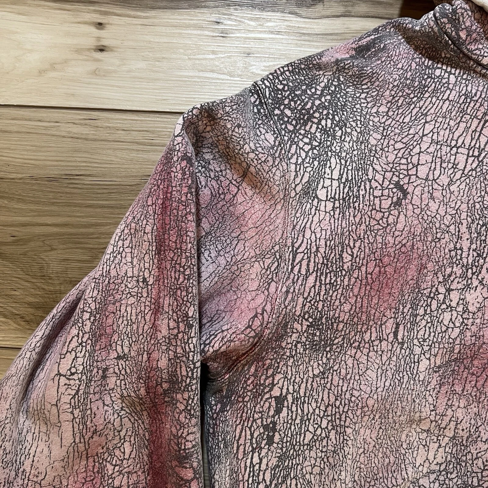 Supreme Felpa con Cappuccio Zip Rosso Crackle FW23 Uomo Large