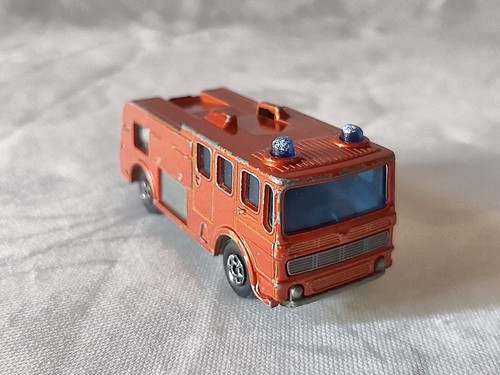 Matchbox Series No.35 Merryweather Fire Engine ❤💙 Rot Feuerwehr England 1969 🇬