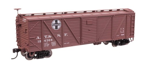 Walthers Mainline HO 40704 Santa Fe ATSF 40' ARA vagón de carga con una sola funda | Condition: New