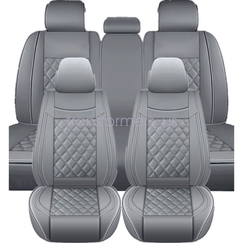For JEEP Grand Cherokee 2012-2021 Car 5-Seat Covers Leather Full Set Cushion - Picture 7 of 12