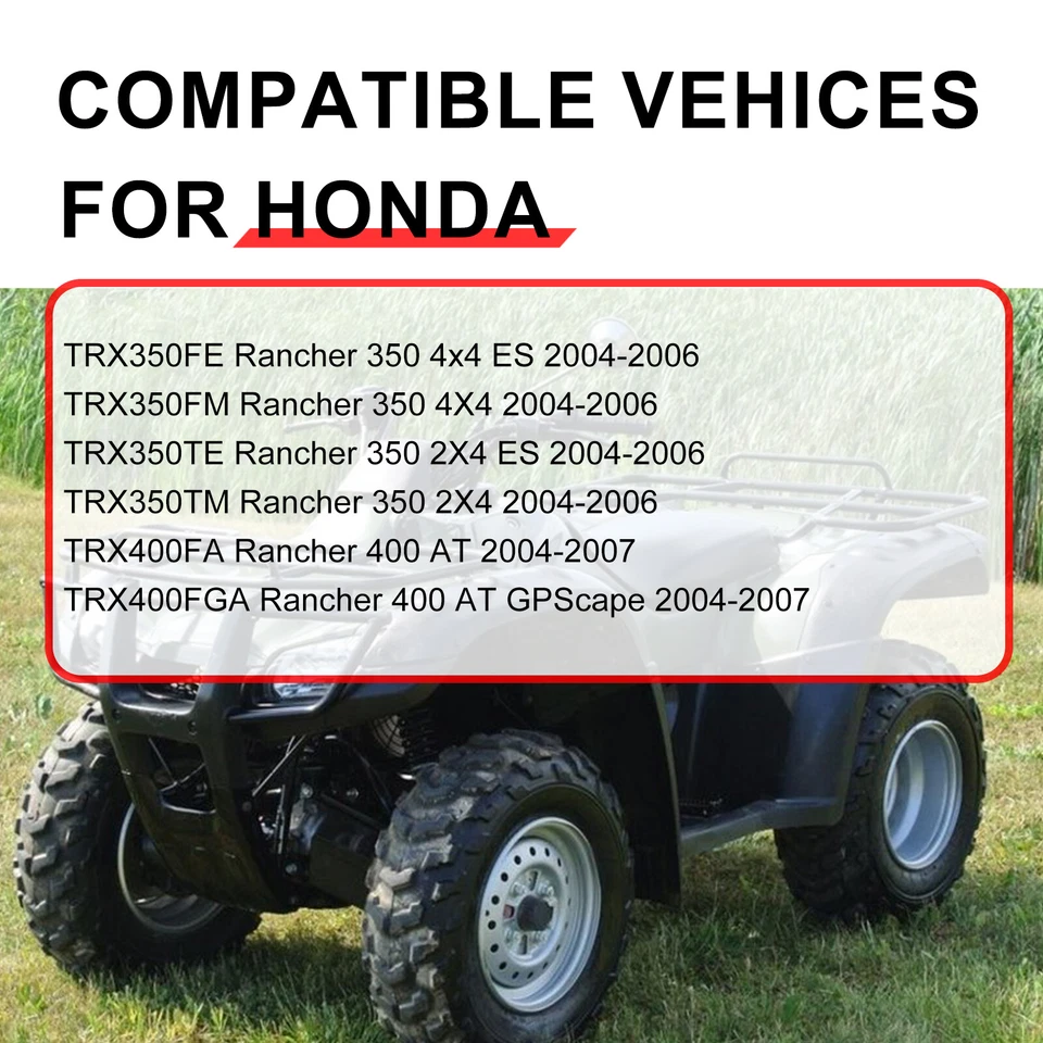 Front Brush Guard Skid Plate Bumper 81160-HN7-000ZA for Honda Rancher TRX350 400 — 第 4/4 张图片