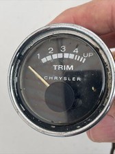 Chrysler Boat Trim Gauge Used 