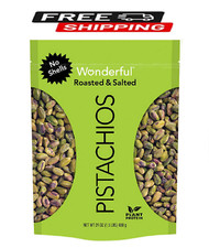 Wonderful Pistachios No Shells, Roasted  Salted Nuts, 24 Ounce Resealable Bag,