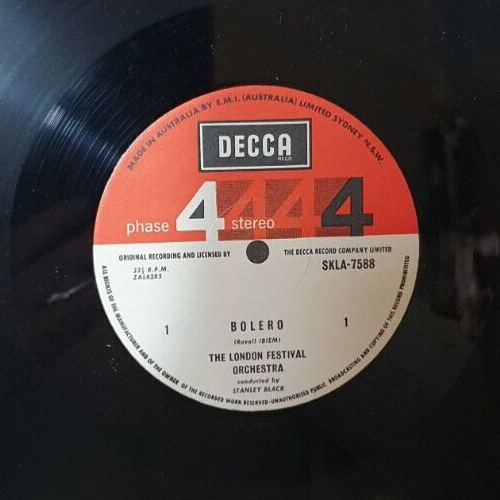 Ravel Bolero Decca Records London Festival Orchestra SKLA 7588 LP - Bild 3 von 4