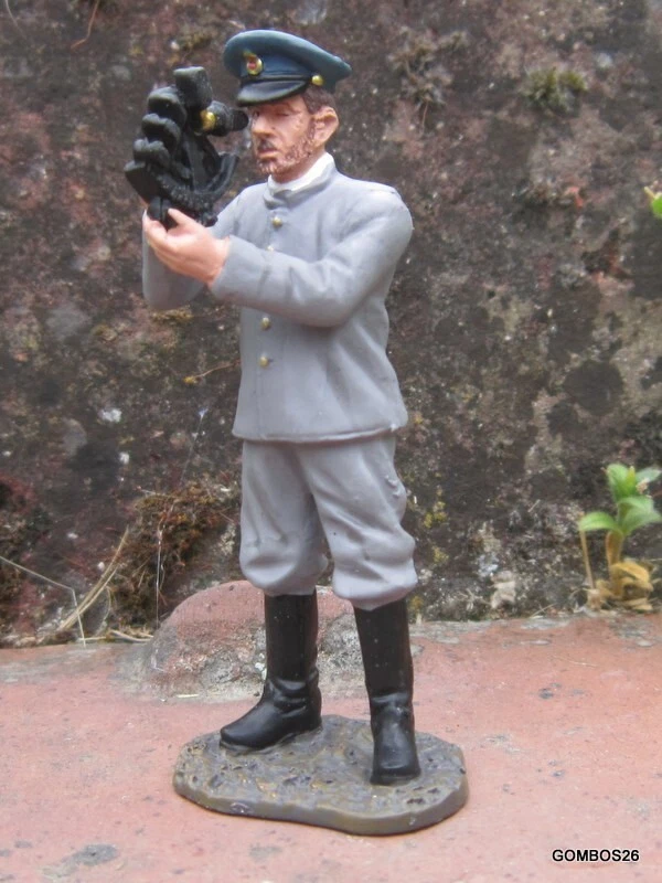 Lot De 3 Figurines Soldats De La Grande Guerre - Collection Hachette (1:32, Plomb Peint)