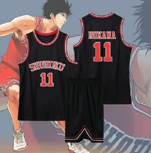 SLAM DUNK SHOHOKU Slam Dunk Uniform Basketball Jersey Set/Size L JAPAN NEW - Picture 34 of 60