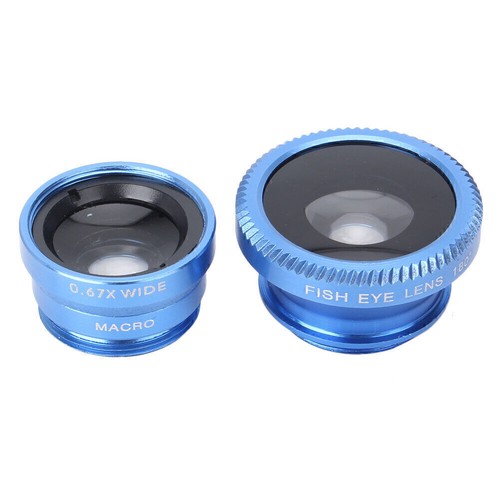 3 In 1 Fish Eye Wide Angle Macro Camera Clip-on Lens Universal Fit Mobile Phone - 第 5/19 張圖片