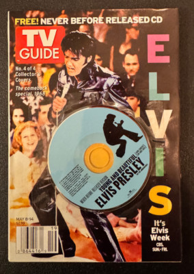 TV Guide Magazine March 8-14 2005 Elvis Presley NEVER BEFORE RELEASED CD #4
