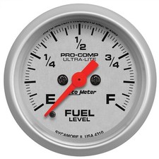 Autometer 4310 Ultra-Lite Electric Programmable Fuel Level Gauge