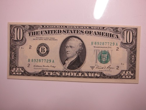 1981A $10 FRN #B89287729A - Picture 2 of 9