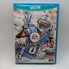 Madden NFL 13 (Nintendo Wii U, 2012) - Complete CIB, TESTED AND WORKING!