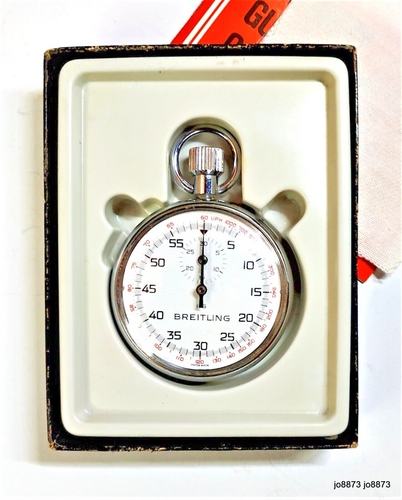 ORIGINAL VINTAGE BREITLING STOPWATCH 51MM SS CASE SWISS MADE - Picture 2 of 9