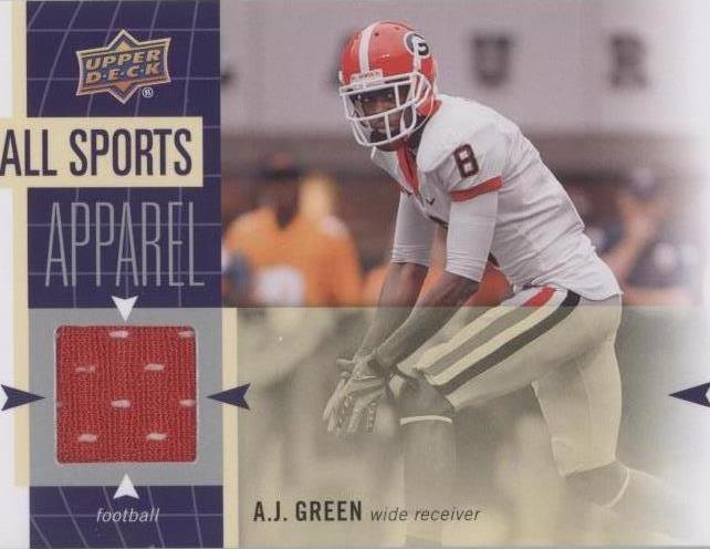 2011 Upper Deck World of Sports A.J. Green #AS-AG - 1 of 2