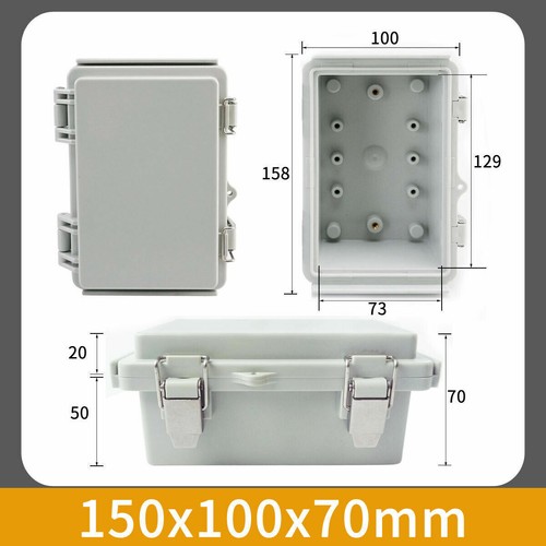 Waterproof Weatherproof Electrical Enclosure Junction Box Project Case ABS/Steel - Picture 21 of 30