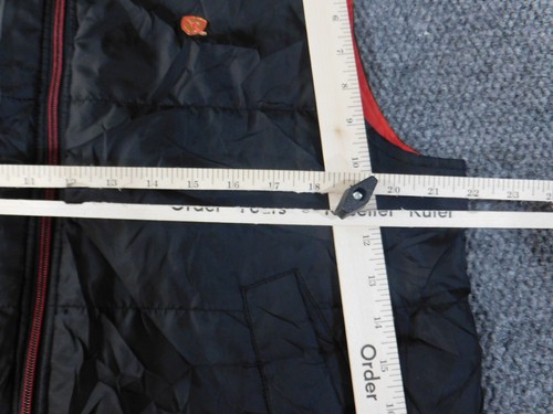 Rocawear Vest Medium Mens Black Y2K Vintage puffer zip hip-hop retro - Picture 4 of 10