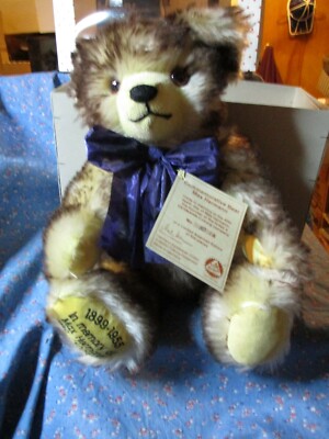 NIB Commemorative Bear Max Bear 1899-1955  010/500  11 1/2'' High Sitting Growls
