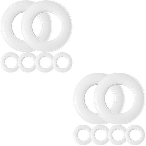 2 Pieces Grommets Curtain Ring Shower Round Rings for Window Covers