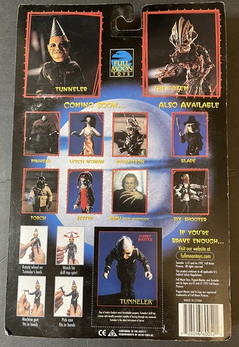Puppet Master TUNNELER 6" Figure Full Moon Toys RARE 1997 NOS LIMITED EDITION - Picture 4 of 4