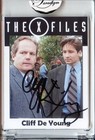 -X-Files- Cliff De Young Signed/Autograph/Auto Certified Sci-Fi Trading Card