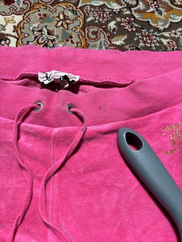 Pantalones de chándal Juicy Couture rosa medio acampanados DEFECTUOSOS para adultos - Imagen 7 de 16