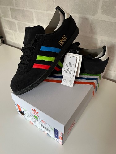 Adidas Trimm Star VHS Black Uk9 BNIBWT 