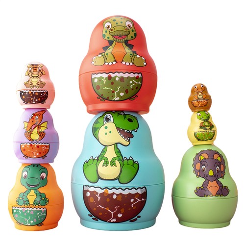 Russian Nesting Dolls Stacking Toy Nested Set Matryoshka Educational Study Toy