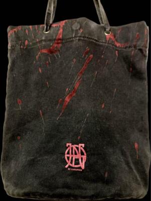 バッグ FW98 GAULTIER Blood Splatter Hand Bag FW98 GAULTIER Blood Splatter Hand Bag