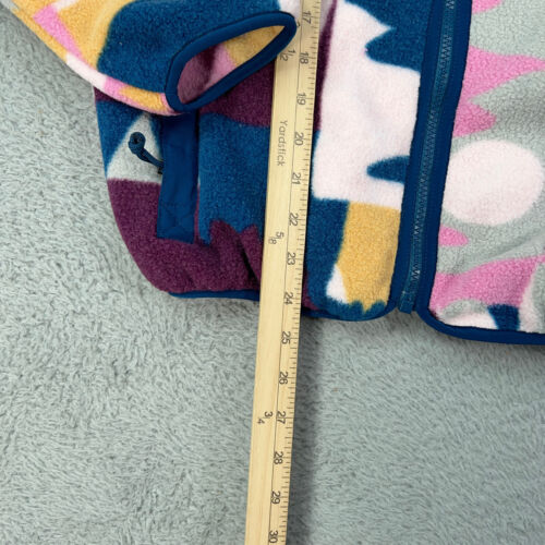 Patagonia Jacket Womens XS Pink Geometric Aztec Synchilla Full Zip Fleece NEW - Picture 5 of 9