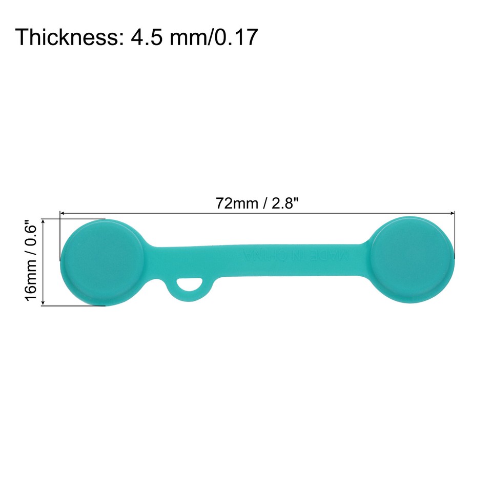 Cable Clips 2.8 Inch x 0.6 Inch Blue 10 Pcs eBay